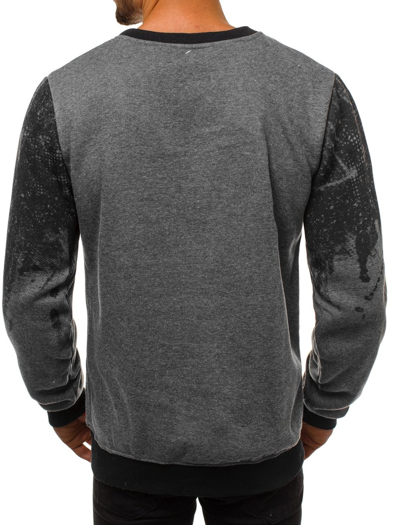 Bluza męska czarna OZONEE JS/22053Z