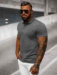 Футболка Поло чоловіча Графiтова OZONEE JS/8T80/5Z