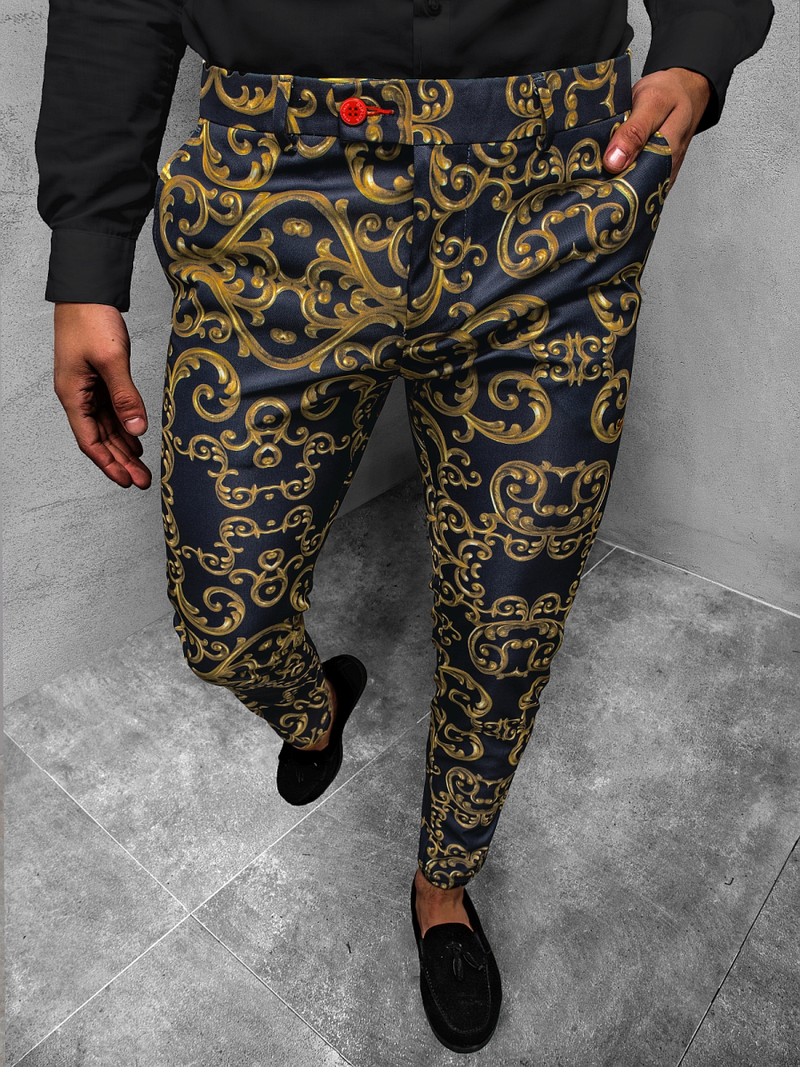 Штани чоловічі Сапфірові OZONEE DJ/5595