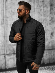 Kurtka męska czarna OZONEE JS/22M302/392