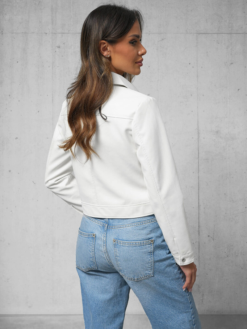 Жіноча шкіряна куртка Бiла OZONEE O/G117