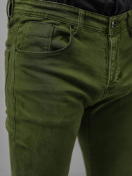 Spodnie męskie chino zielone OZONEE NB/MP0160MV