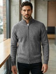 Светр чоловічій Графітовий OZONEE JS/59B3611/5