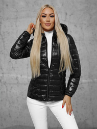 Куртка жіноча Чорна OZONEE JS/16M9102/392