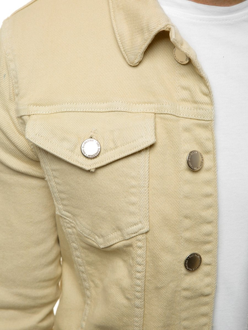 Куртка чоловіча джинсова Бежева OZONEE G/620