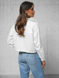 Kurtka damska przejściowa biała OZONEE O/G118