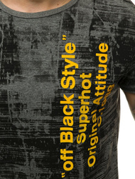 T-Shirt męski grafitowy OZONEE JS/SS10920