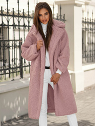 Жіноче пальто рожеве OZONEE O/Z01Z