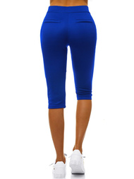 Legginsy krótkie damskie niebieskie OZONEE JS/1027/A9