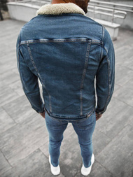 Kurtka męska jeans granatowa OZONEE BN/6608
