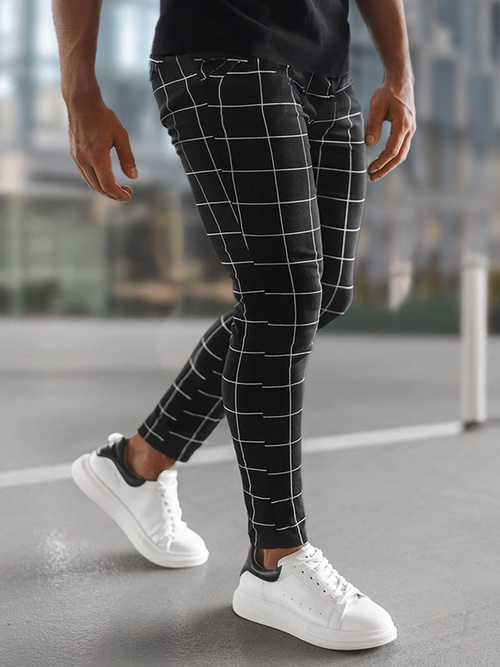 Чоловічі штани чинос чорнi OZONEE O/P4009Z