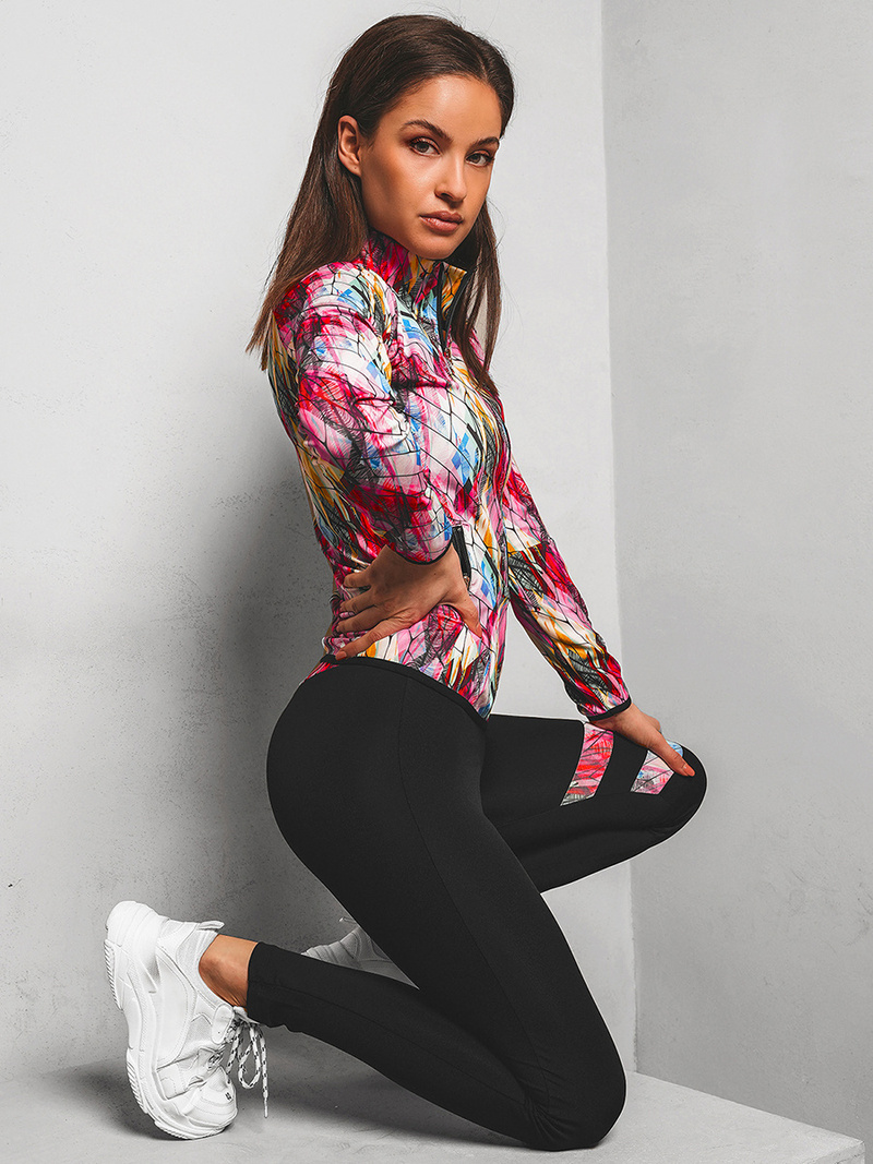 Komplet sportowy trzyczęściowy damski kolorowy OZONEE O/MS010Z