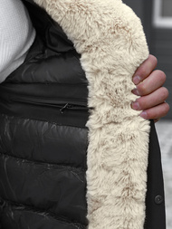 Kurtka zimowa męska czarna OZONEE JS/22M51/392