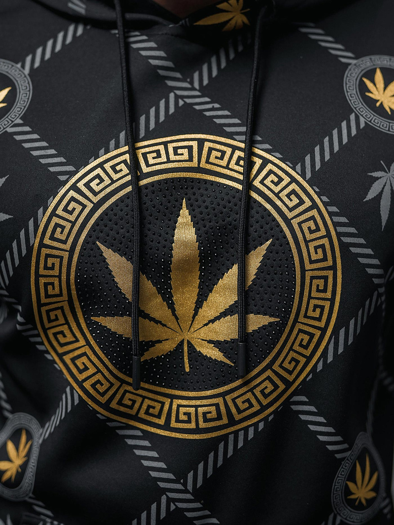 Толстовка чоловіча чорна OZONEE O/B267Z