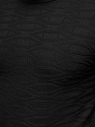 Sweter męski czarny OZONEE O/ZZ190137