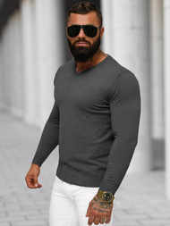 Sweter męski grafitowy OZONEE NB/MMB601/3Z