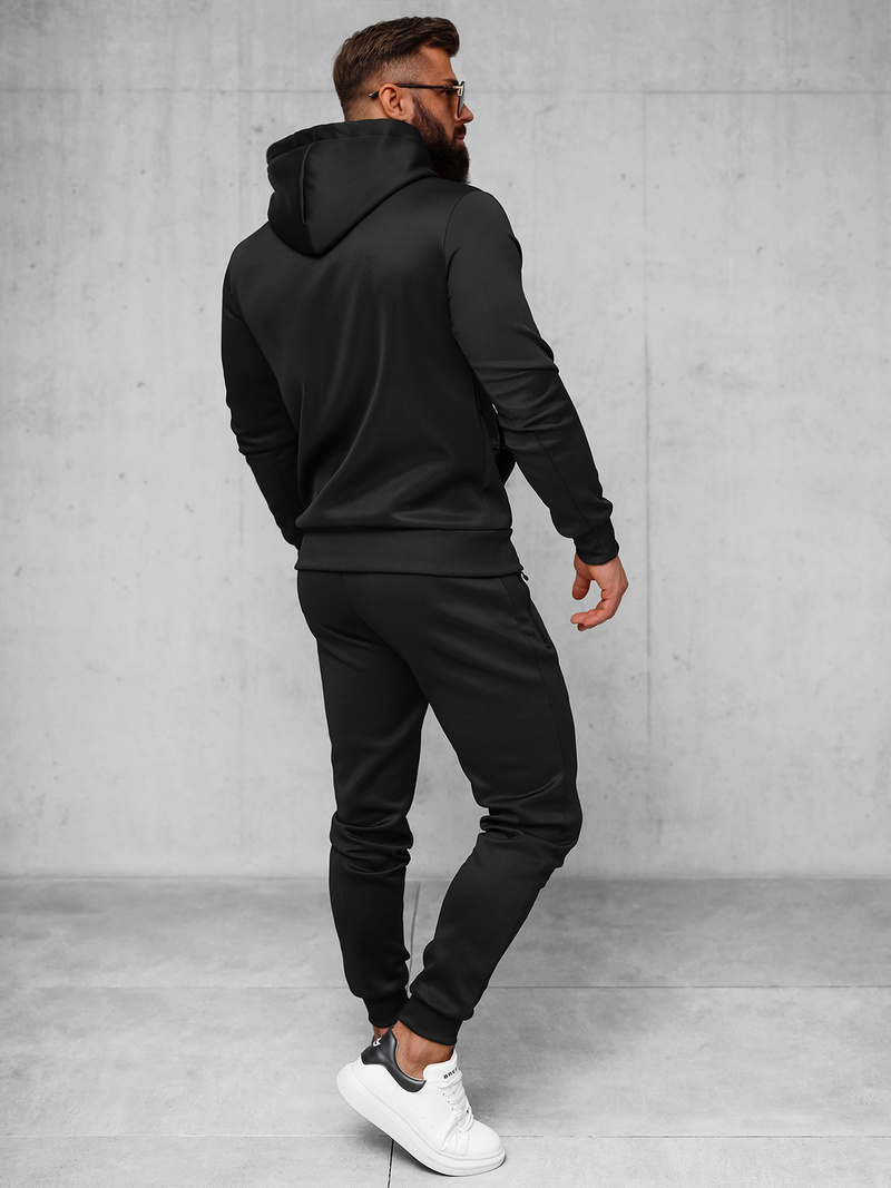 Спортивний костюм чоловічій чорний OZONEE O/LN11675