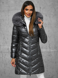 Куртка жіноча графіт OZONEE JS/16M9100/105