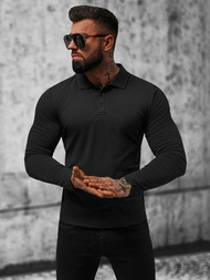 Longsleeve męski czarny OZONEE O/B263