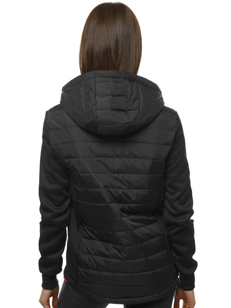 Kurtka damska czarna OZONEE JS/KSW4010