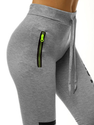 Spodnie dresowe damskie szare OZONEE O/9927