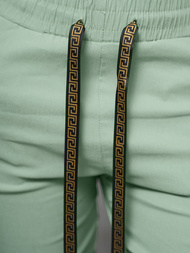 Spodnie damskie chino miętowe OZONEE O/7737