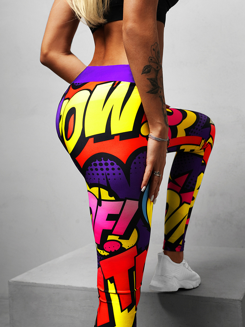 Legginsy damskie kolorowe OZONEE O/20937Z