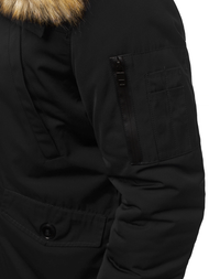 Куртка зимова чоловіча Чорна OZONEE JD/355Z