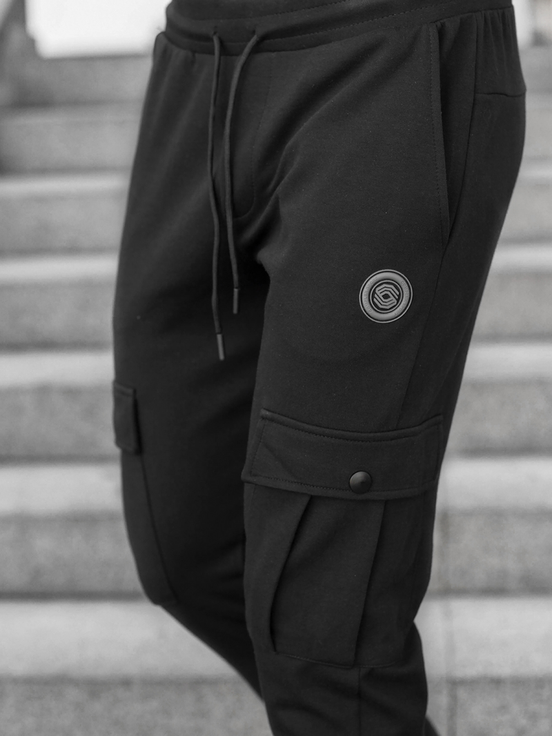 Штани спортивні чоловічі Чорнi OZONEE C/374