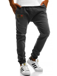 OZONEE OT/2034 Штани чоловічі джоггери Чорнi