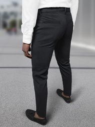 Spodnie męskie chino materiałowe czarne OZONEE DJ/5526