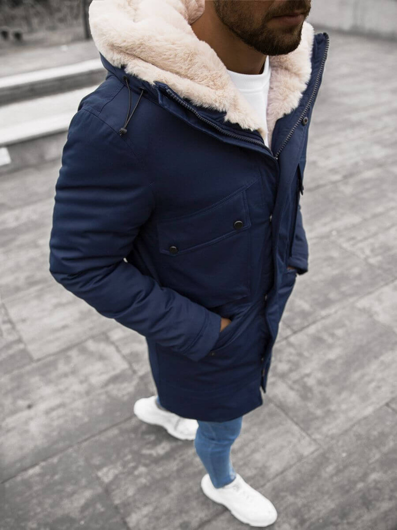 Куртка зимова чоловіча Темно-Синя OZONEE JS/22M115/3