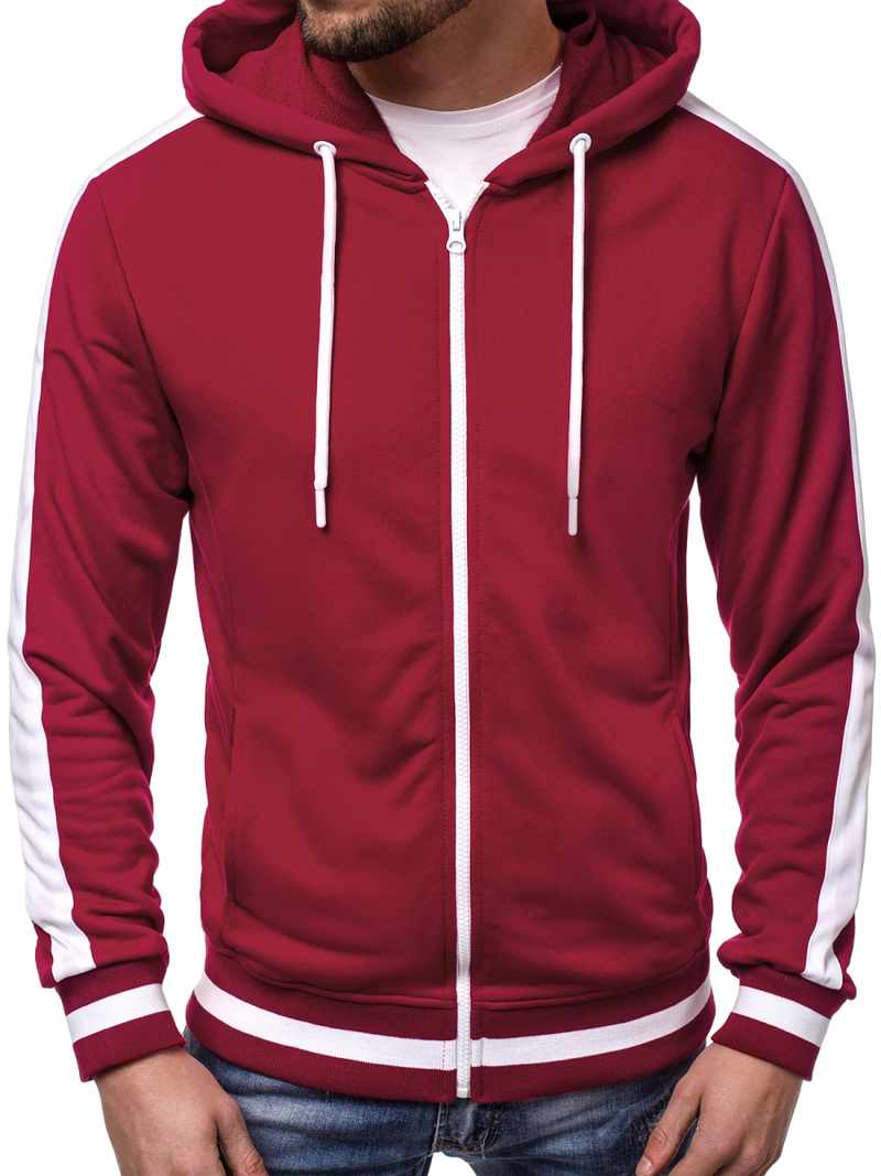 Толстовка чоловіча Бордова OZONEE A/1009Z