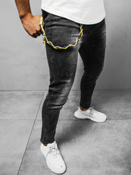 Джинси чоловічі Чорнi OZONEE DR/TF098Z