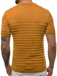 Светр чоловічій Гiрчичний OZONEE L/2318