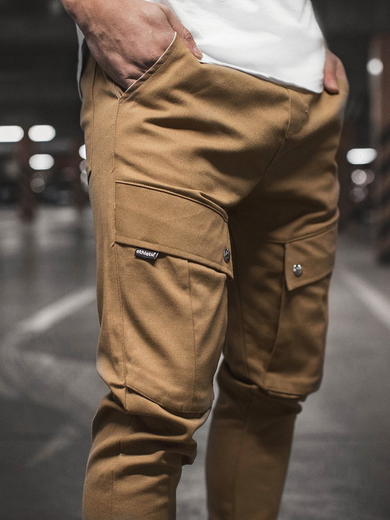 Штани чоловічі джоггери Гiрчичні OZONEE A/1003