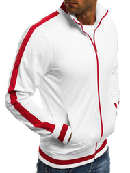 OZONEE O/2126 Толстовка чоловіча Бiла