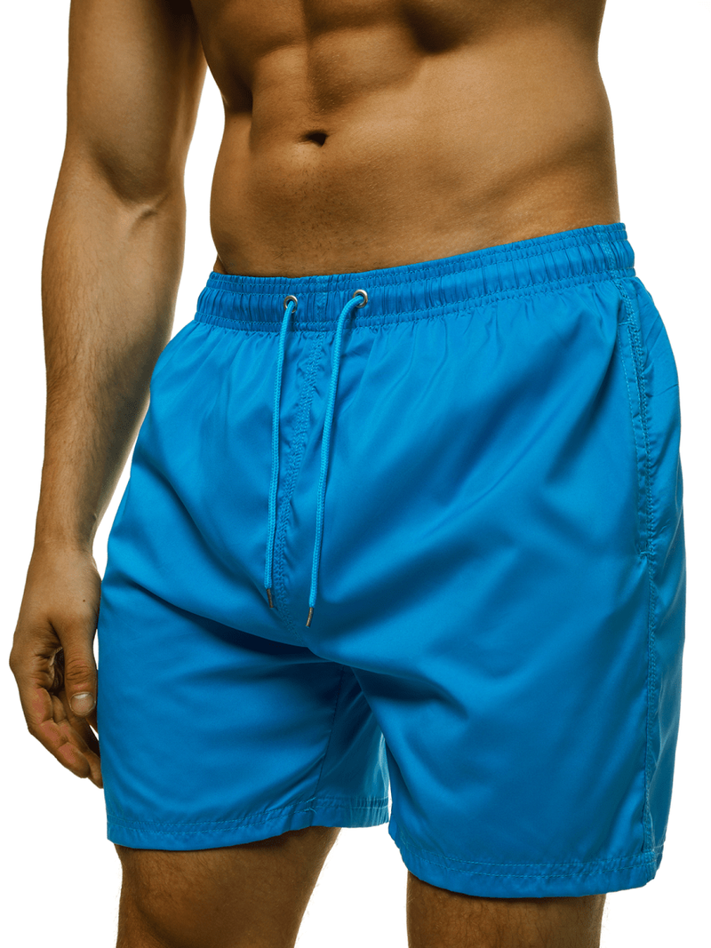 Spodenki kąpielowe męskie błękitne OZONEE O/YW07008/36