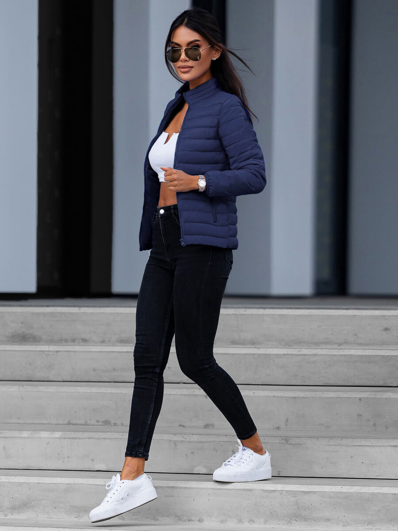 Куртка жіноча Темно-Синя OZONEE JB/JP1141Z