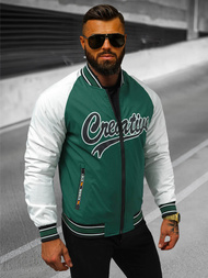 Kurtka męska bomberka zielona OZONEE JS/84M3011/238