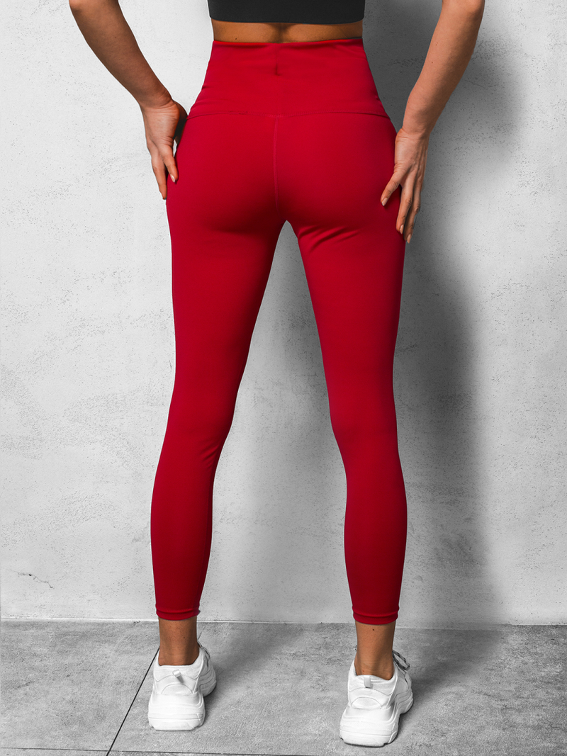 Legginsy damskie czerwone OZONEE JS/HH040/5Z
