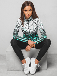 Komplet sportowy dwuczęściowy miętowy OZONEE O/20401Z