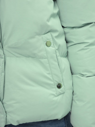 Kurtka zimowa damska pikowana miętowa OZONEE JS/M23062/236