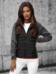 Kurtka damska czarna OZONEE JS/8M913/392