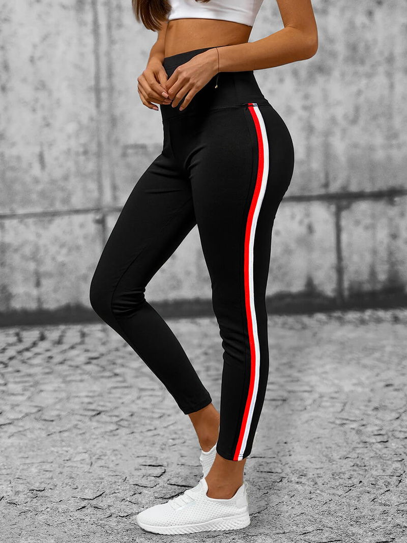 Legginsy damskie czarne OZONEE O/TS203/1
