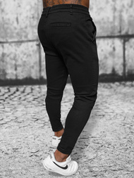 Spodnie jeansowe męskie czarne OZONEE O/PAN23049