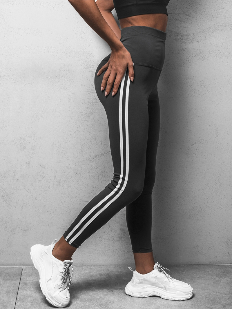 Legginsy damskie grafitowe OZONEE JS/YW88036/2