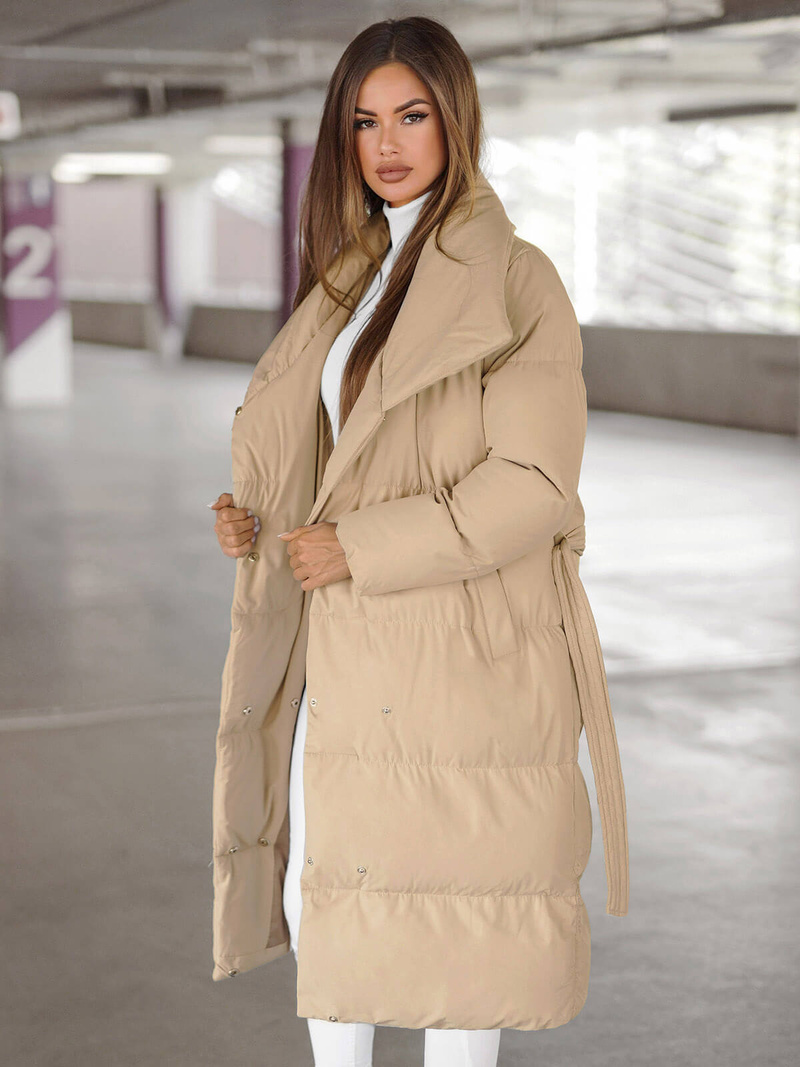 Куртка жіноча Бежева OZONEE JS/M737/62Z