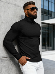 Светр чоловічій чорний OZONEE NB/MMB600/4Z