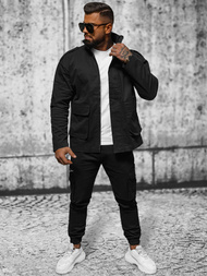 Kurtka męska czarna OZONEE O/G3035